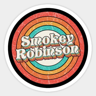 Smokey Proud Name - Vintage Grunge Style Sticker